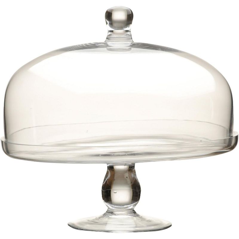 Artland Simplicity Glass Cake Plate with Dome, 1 of 5