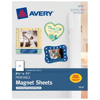 Avery® Half-Fold Greeting Cards, 5-1/2 x 8-1/2, Matte White, 20