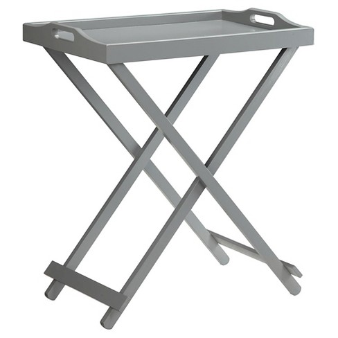 Tray Table Gray - Breighton Home : Target