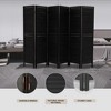 NicBex 67.00" H Room Divider Modern Folding Privacy Screen with Wood Legs for Home & Office - 4 of 4