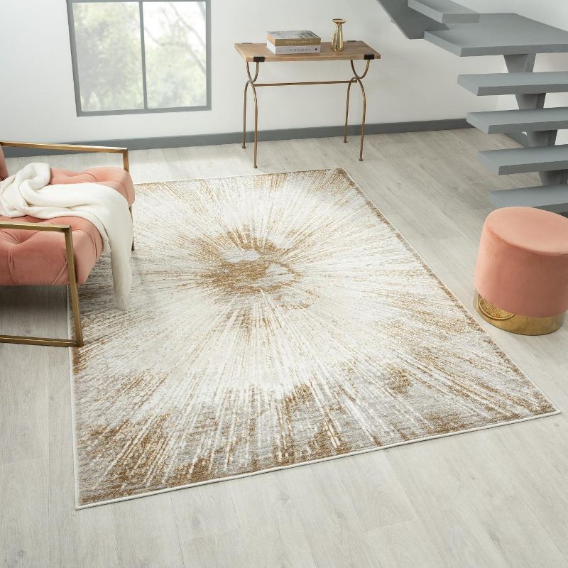 Luxe Weavers Abstract Spark Patterned Rug for Living Rooms, 1 of 12
