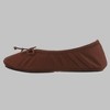 Isotoner Women's Sloan Nude Spandex Ballerina Slippers - 2 of 4
