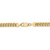 Black Bow Jewelry Men's 6mm 14k Yellow Gold Hollow Cuban Curb Chain Necklace - 4 of 4