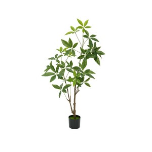 Artificial Tree Indoor, Tall Faux Plants In Pot, Potted Faux Aralia Plants For Home Office Living Room Decor - 1 of 4