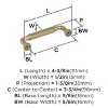 Amerock Collet Pull for Cabinets, Drawers, and Furniture - 3 of 4