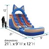 Pogo Bounce House Crossover Kids Inflatable Water Slide, Sonic Dog no blower, 12 ft - 2 of 4