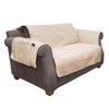 Furniture cover, 100% Waterproof Protector Cover for Love Seat by PETMAKER, Non-Slip, Stain Resistant, Great for Dogs, Pets, and Kids  Tan - 4 of 4