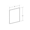 Azar Displays Plexiglass Acrylic Sheets Cut To Size, Clear Plastic Panels,  Size: 18 X 24 X 3/16 Thick With Square Corners, 2-pack : Target