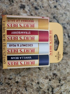 Burt's Bees Lip Balm Best Of Burt's - 4ct : Target