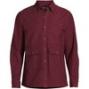 Lands' End Men's Long Sleeve Textured Twill Utility Shirt - 3 of 3