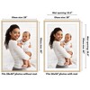 Americanflat 28x40 Picture Frame with Polished Plexiglass, Use as 24x36 Frame with Mat or 28x40 Frame Without Mat, Hudson Collection, Natural Oak - 2 of 4