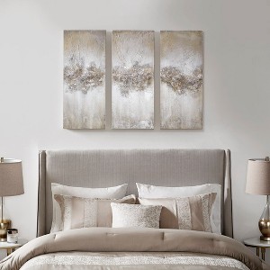 MAYEERTY Heavily Embellished 3-piece Canvas Wall Art Set - 1 of 4