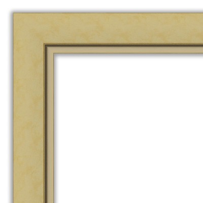 Landon Gold Rectangular Polystyrene Framed Bathroom Mirror 25.5" x 31.5"