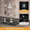 APRILSOUL Glass Display Cabinet, Double Doors, Floor Standing Display Cage, for Living Room Bedroom Office - 3 of 4