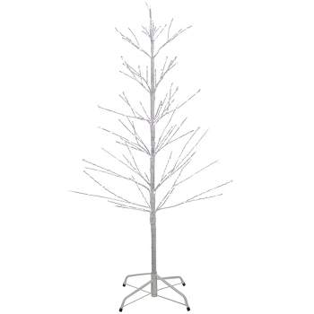 Northlight 4' LED Lighted White Birch Christmas Twig Tree - Pure White Lights