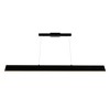 CWI Lighting Krista LED Chandelier With Satin Black Finish - 3 of 4