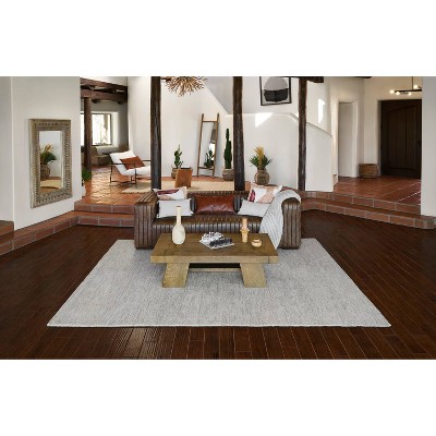 Natural Hand-Tufted Wool Rectangular Accent Rug