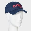 Ciao Embroidered Baseball Hat - Universal Thread™ Navy Blue - 2 of 4