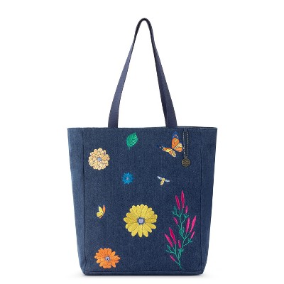 The Sak Women's Lanie Market Tote, In Bloom Embroidery