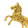 TopComfy Decorative Object Horse Sculpture Animal Figurine for Elegant Home Office Decor, Gold, 7.25"*3"*9.25" - 3 of 4
