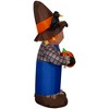 Gemmy Airblown Inflatable Scarecrow w/JOL Scene, 5 ft Tall, Multi - 3 of 4