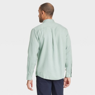 Men’s Vintage Long Sleeve Poplin Shirt – Goodfellow & Co