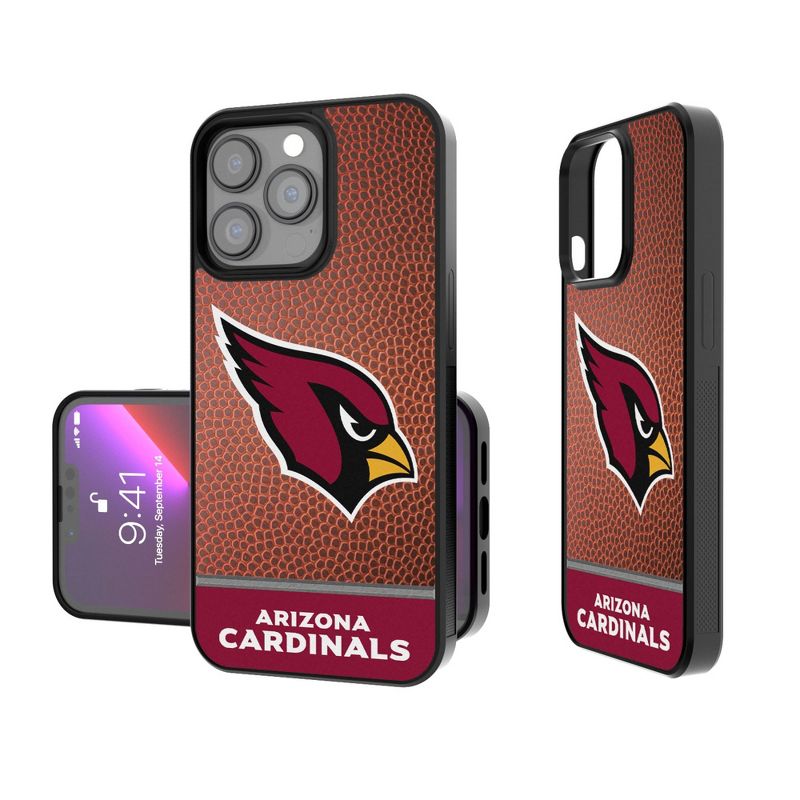 Keyscaper Arizona Cardinals Football Wordmark Bump Phone Case, 1 of 7