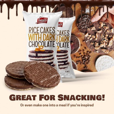 Lieber's Rice Cakes Dark Chocolate Coated - 3.1oz