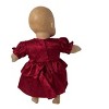 Doll Clothes Superstore Handmade Scarlet Princess Dress Fits 14-16 Baby Dolls - 4 of 4