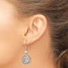 Black Bow Jewelry Sterling Silver & FW Cultured Pearls of Wisdom Dangle Earrings, 40mm - 3 of 4