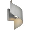 Elegant Lighting Raine Integrated LED wall sconce in silver - 3 of 4