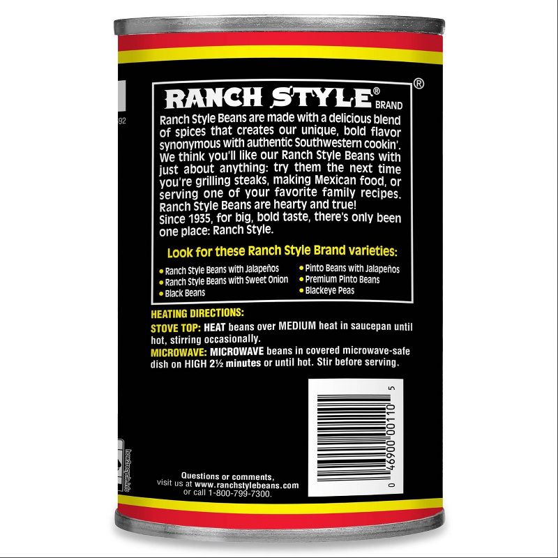 Ranch Style Pinto Beans - 26oz, 3 of 4