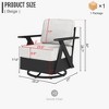 YARDSIGHT 2-Piece Outdoor Swivel Lounge Chairs with Cushions, Patio Aluminum Armchairs with 360-Degree Rotation for Garden, Deck, or Poolside - 3 of 4