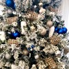 Northlight 32ct Shatterproof Matte Christmas Ball Ornament Set 3.25" - Blue - 4 of 4