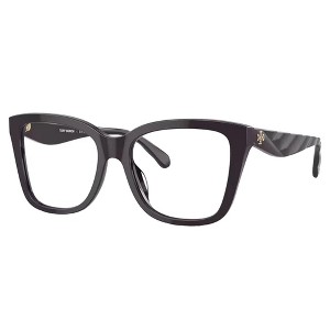 Tory Burch TY 2140U 1960 Womens Square Eyeglasses Bordeaux 55mm - 1 of 3