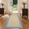 Modern Machine Washable Rug Bordered Design Non-Slip Low Pile Rubber Backing - 3 of 4