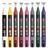 uniball POSCA 8pk PC-5M Water Based Paint Markers Medium Tip 1.8-2.5mm Dark Colors - 4 of 4