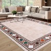 Regional carpet,geometric boundary carpet,modern minimalist office carpet in living room,bedroom - 2 of 4