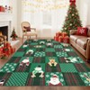 Christmas Checkered Accent Rug with Non Slip Backing - 2 of 4