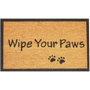Envelor Coir Door Mat with Non-Slip Rubber Backing - 1 of 4