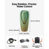 VEVOR Outdoor Water Fountain, 30.71 in Height Fountain and Waterfall, 1-Tier Floor Standing Glazed Jar Style Fountains with Light and Pump, Green - 4 of 4