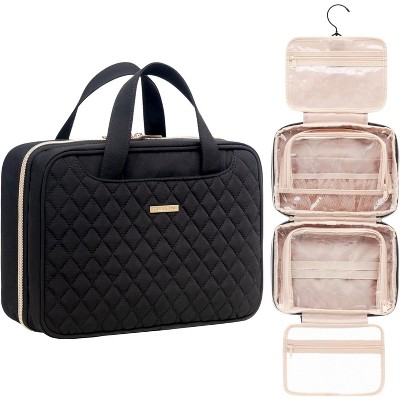 Paaaawaters Hanging Travel Toiletry Bag for Women Traveling With Leakproof Compartment Makeup Cosmetic