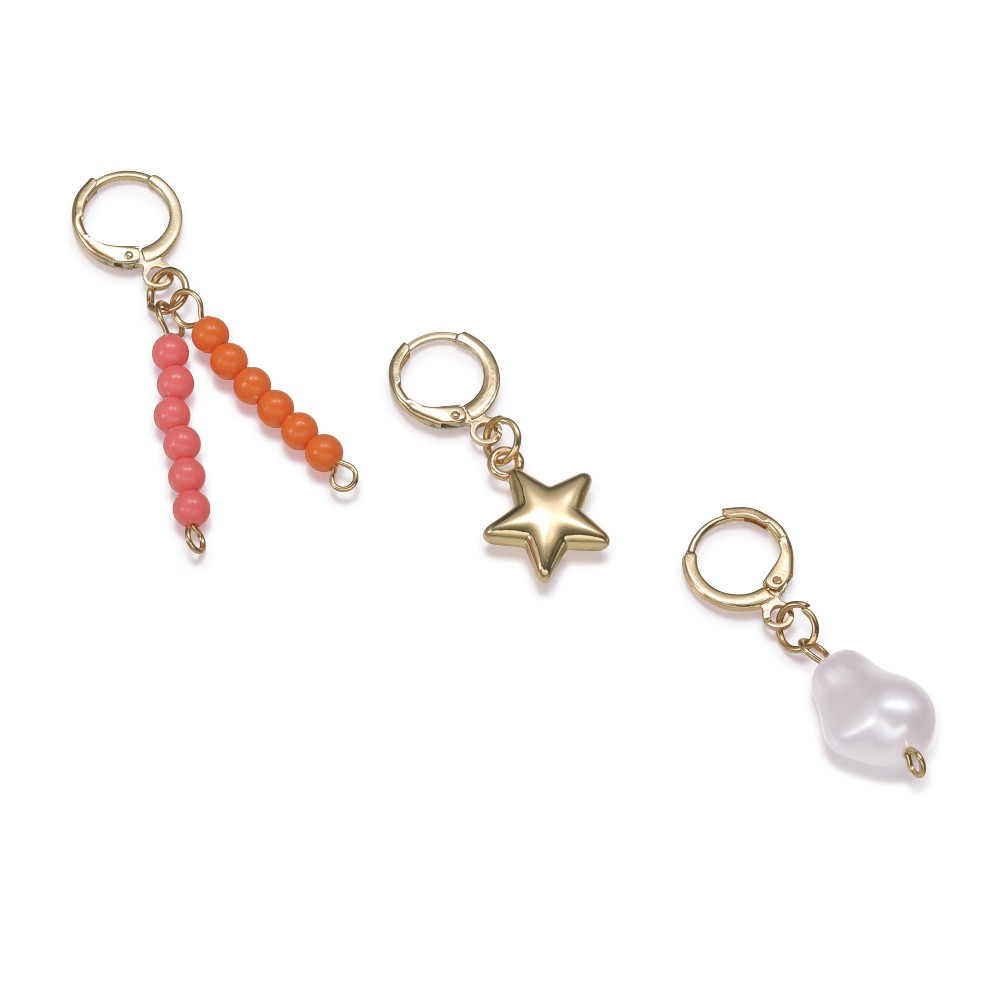 Studio Artifact Individual Charm Set - Puffy Star - 3pk