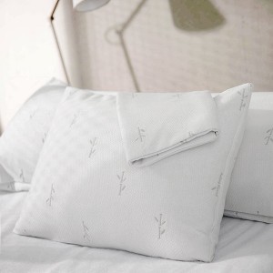 FeelAtHome Cooling Body Pillow Cover - 65% Polyester 35% Bamboo Rayon, Waterproof, Soft Zippered Pillowcase, 20x54 Inch - 1 of 4