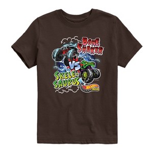 Boys' - Hot Wheels - Bone Shaker Vs Skelesaurus -Youth Short Sleeve Graphic T-Shirt Short Sleeve Graphic T-Shirt - 1 of 3