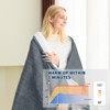 Inhand Heated Blanket Electric Heating Blanket Auto-Off 10 Heat Level Over-Heat Protection Flannel ETL Certified - 4 of 4