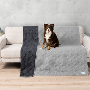 PetAmi Waterproof Dog Bed Couch Cover, Pet Cats Sofa Furniture Protector, Anti-Slip Soft Washable Blanket - 1 of 4