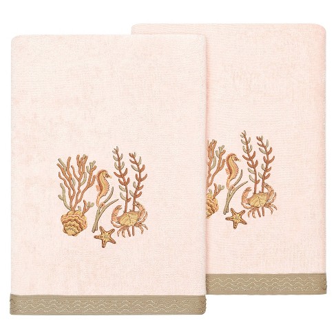 Alev Jacquard Bath/Hand Towel set Gray - Linum Home Textiles