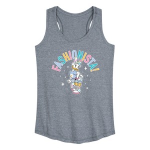 Women's - Disney - Fashionista Graphic Racerback Tank - 1 of 4