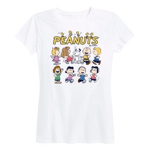Women's - Peanuts - Peanuts Characters Short Sleeve Graphic T-Shirt - 1 of 4